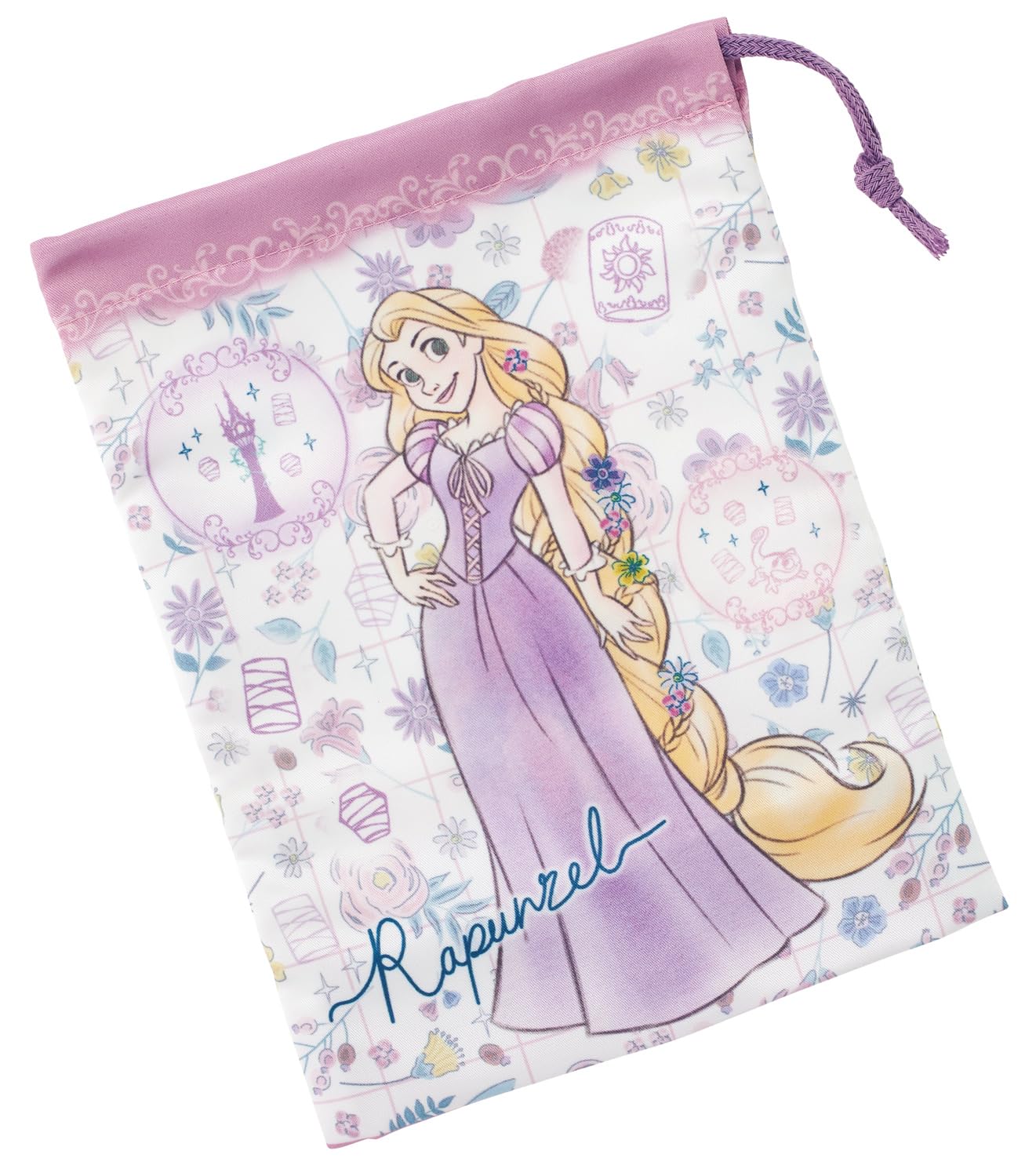 

Skater Cup Drawstring Made in Disney Tangled Size Children s Bag, Bag, Japan, Design, 26, Girls, KB63SN-A