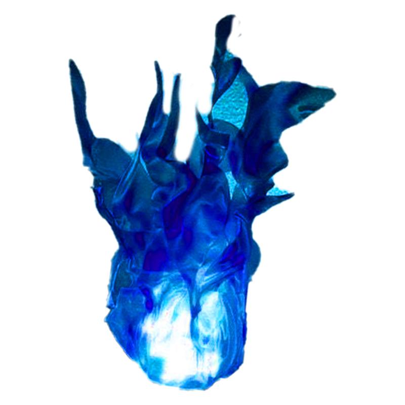 Accessori Decorazioni di Halloween Lampada Palla di Fuoco Galleggiante Simulazione Fiamma di Fuoco Artificiale Luce Atmosfera per Cosplay Gioco di Ruolo LBS