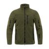 Men Stand Collar Fleece Jacket Warm Fleece Coat Autumn Winter Men Soild Color Polar Fleece Jackets