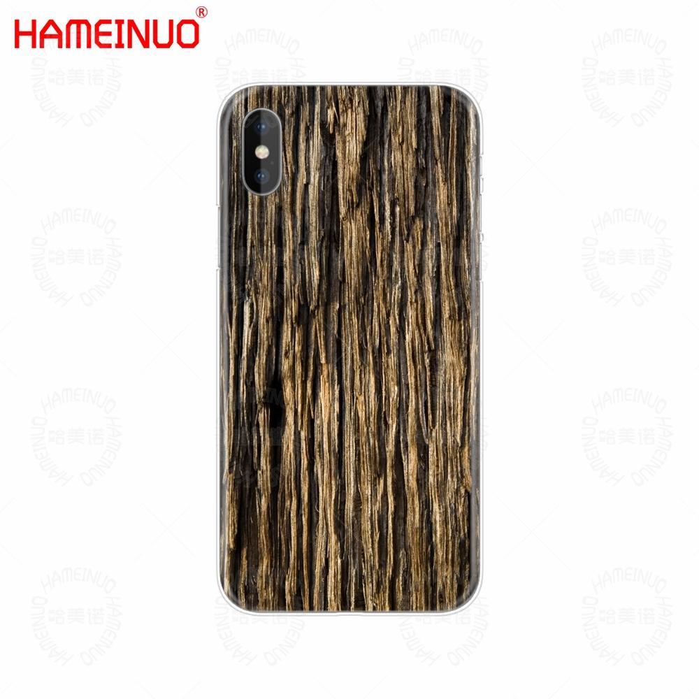 HAMEINUO textur holz Stil handy Abdeckung fall für iphone X 8 7 6 4 4s 5 5s SE 5c 6s plus