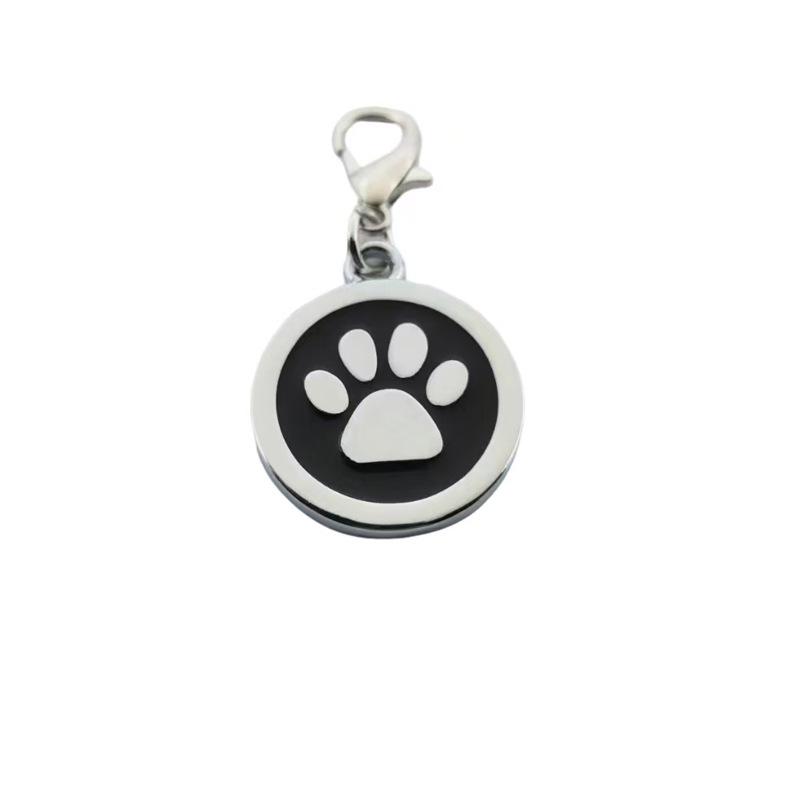 Zinc Alloy Dog Tag ID Pendant: Mirror Finish, Anti-Lost Pet Name Tag