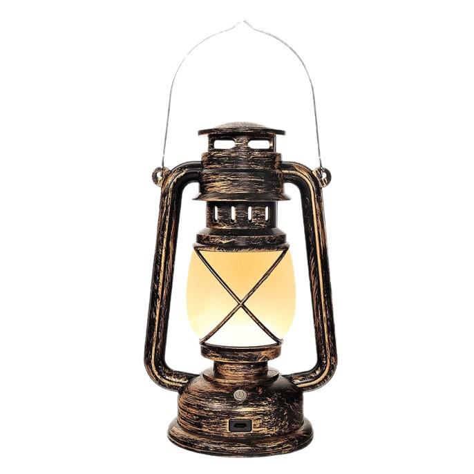 Rechargeable LED Camping Lantern - Dimmable, Handheld, Ideal for Outdoor Camping, Bars, Hotels, or Bedrooms.