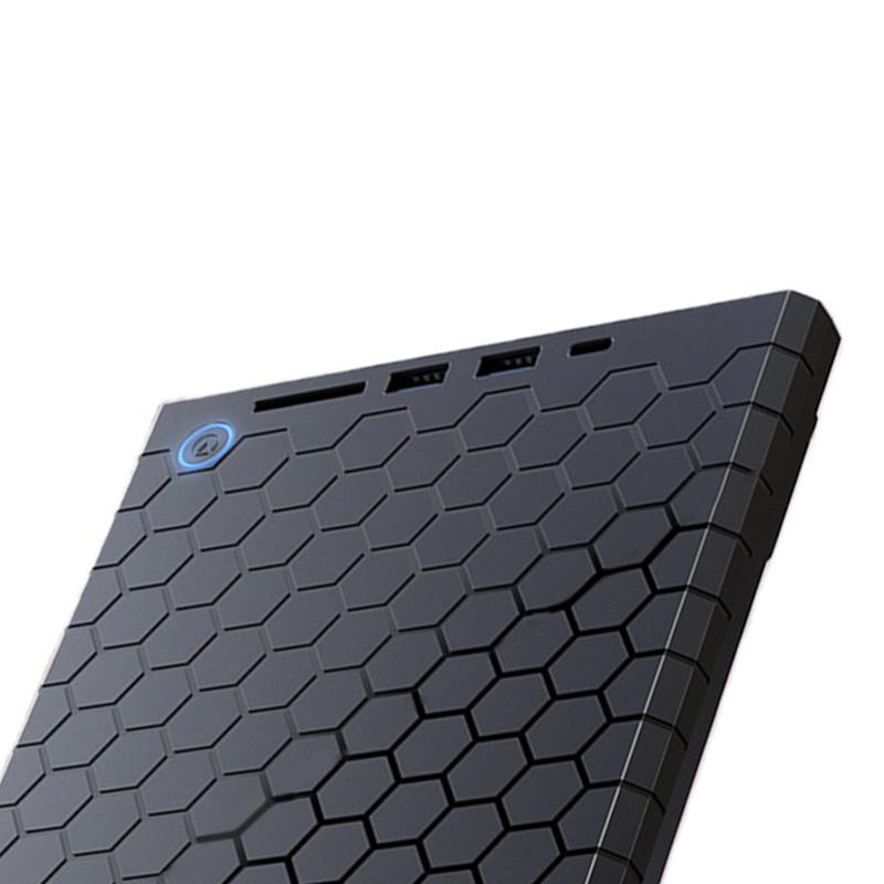 Ekstern CD/DVD-stasjon USB 3.0 Type-C Optisk diskstasjon med SD/TF-spor Bærbar CD DVD-brenner TF-leser for bærbar PC Macbook PC