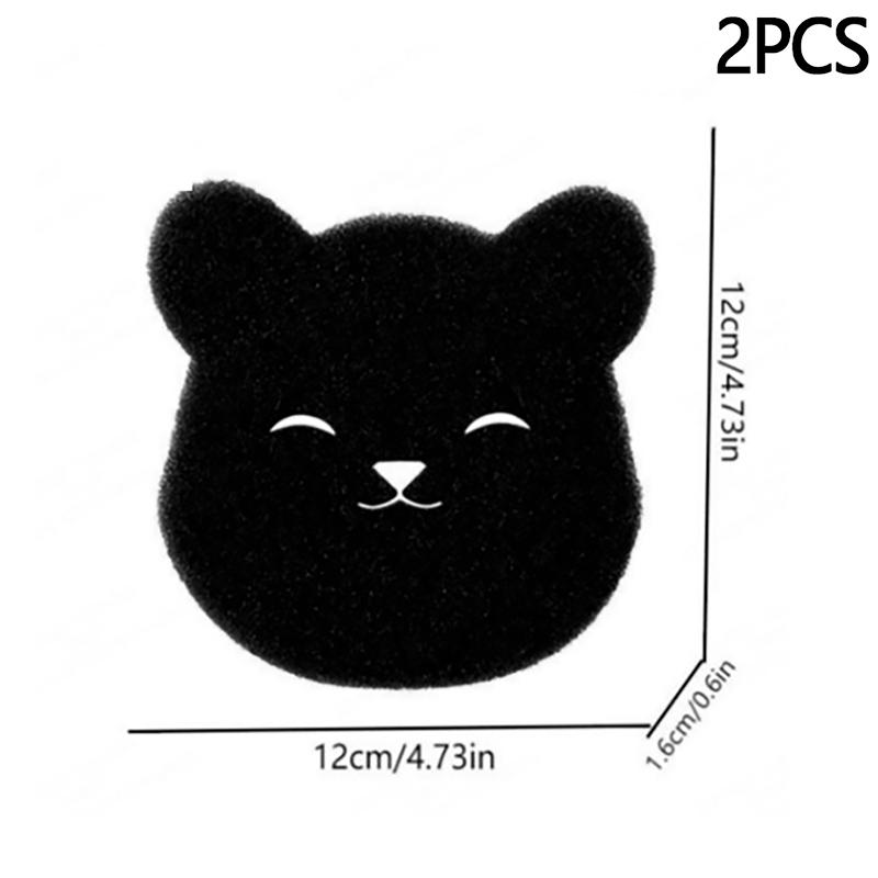 

Губка в форме медведя, очищающая шарики для липких волос, дезактивация, против запутывания, губка для стирки одежды, собак, кошек, домашних животных, средство для удаления шерсти чёрный