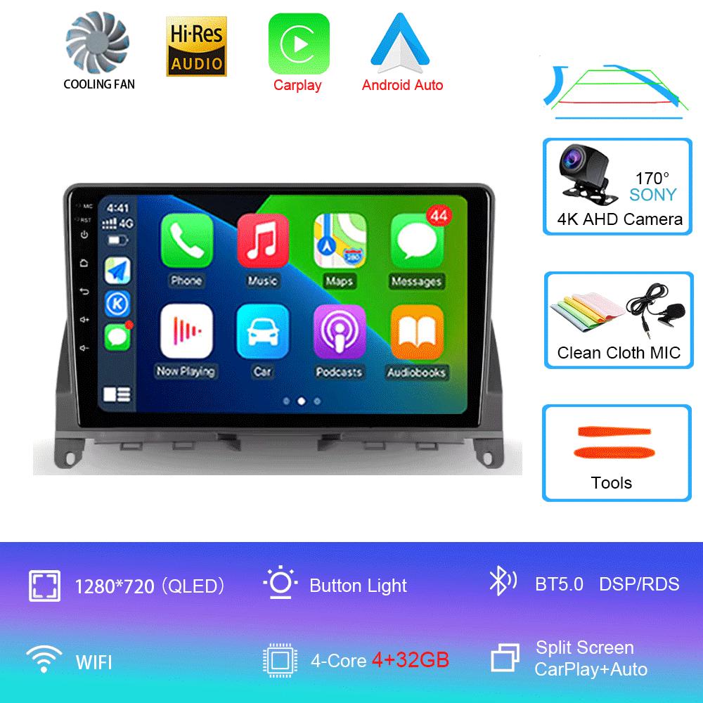 

Android 14 Автомобильное радио для Mercedes Benz C Class 3 W204 S204 2006 - 2011 Мультимедийный видеоплеер Навигация стерео GPS Нет 2din 2 d