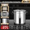304 Stainless Steel Finned Braising Pot