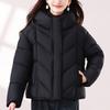 Fashion Winter Jackets Woman Short Parkas Hooded Plus Size Loose Thick Warm Outerwears Women's Coats