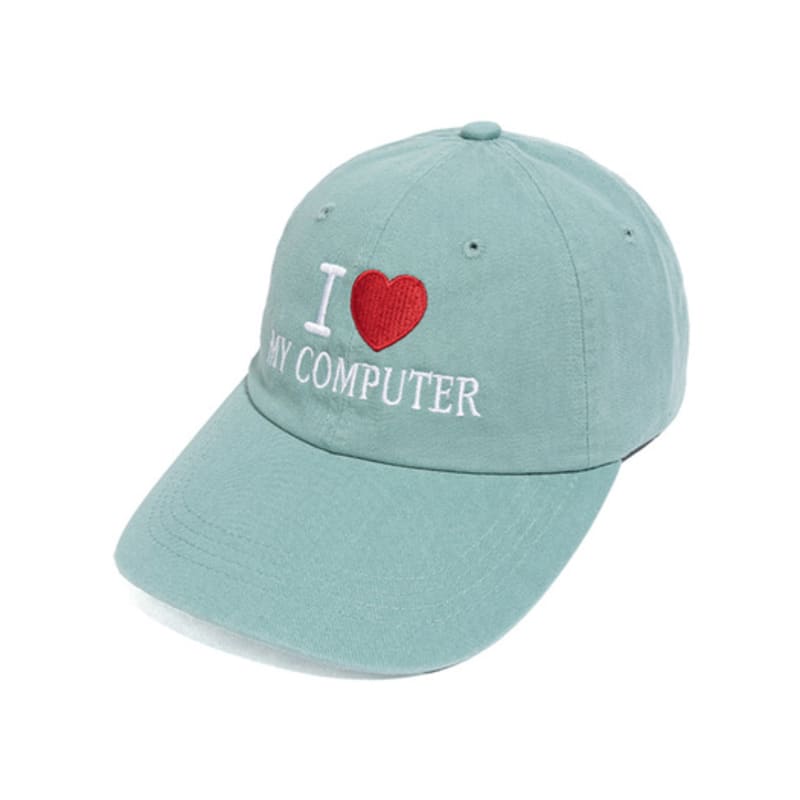 Net Social Club I LOVE MY PC WASHED CAP (AQUAFIER)