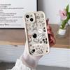ins Internet celebrity same astronaut mobile phone case Apple 15Pro couple 14 silicone soft case iPhone17 anti-drop