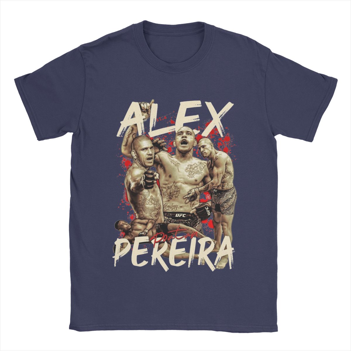 

All Seasons Men Women Alex Pereira Poatan Boxing Boxer T Shirts Apparel Pure Cotton T-shirt Clothes Creative Tee Shirt 4XL