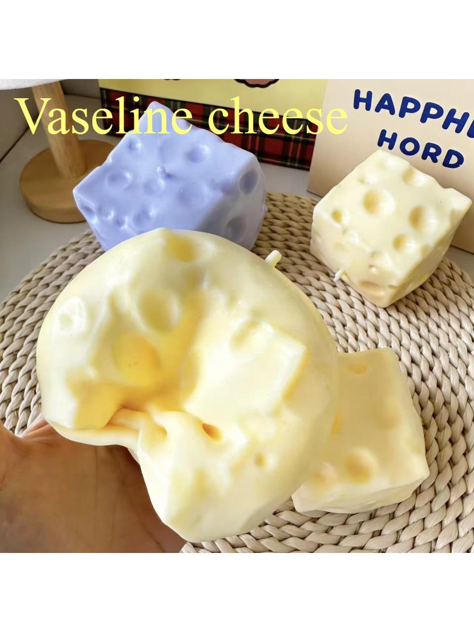 1 Stuks Grote Vormbare Kaasblokje Stressbal Niet-Stuiterende ASMR Knijp Fidget Speelgoed Anti-Stress Vakantiecadeaus voor Tieners Volwassenen