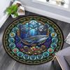 Ocean Treasures Panel Round Area Rug Under Office Chairs Bedroom Living Room Home Decor