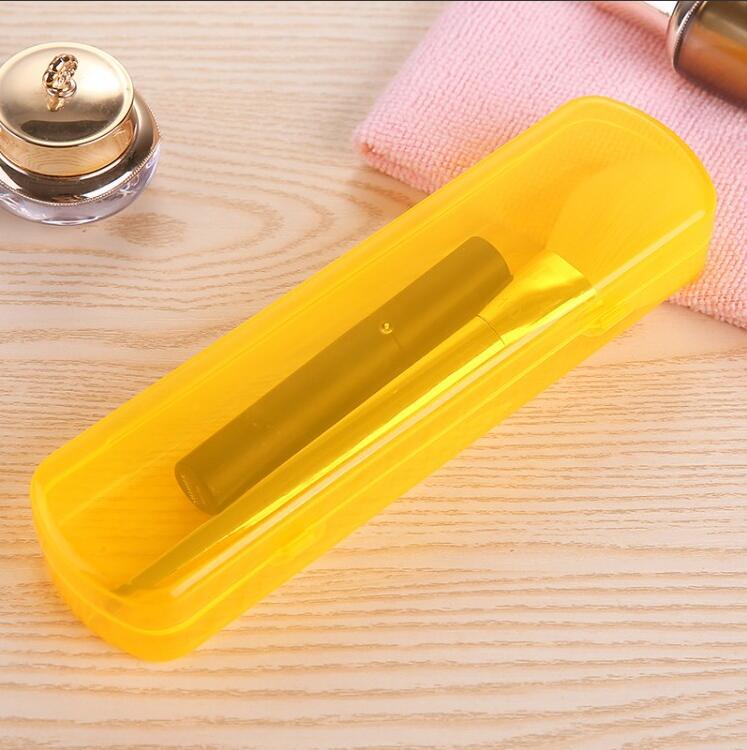 Creative Candy Color Transparent Toothbrush/Pencil Case - Washable & Protective