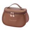 Ideamall Makeup Vanity Large Brush Cute Pouch, Pouch, Capacity, Portable, Travel, Storage, (Brown)