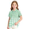 Girls' School Uniform T-Shirt with Gradient Print Casual Formal for Everyday Wear