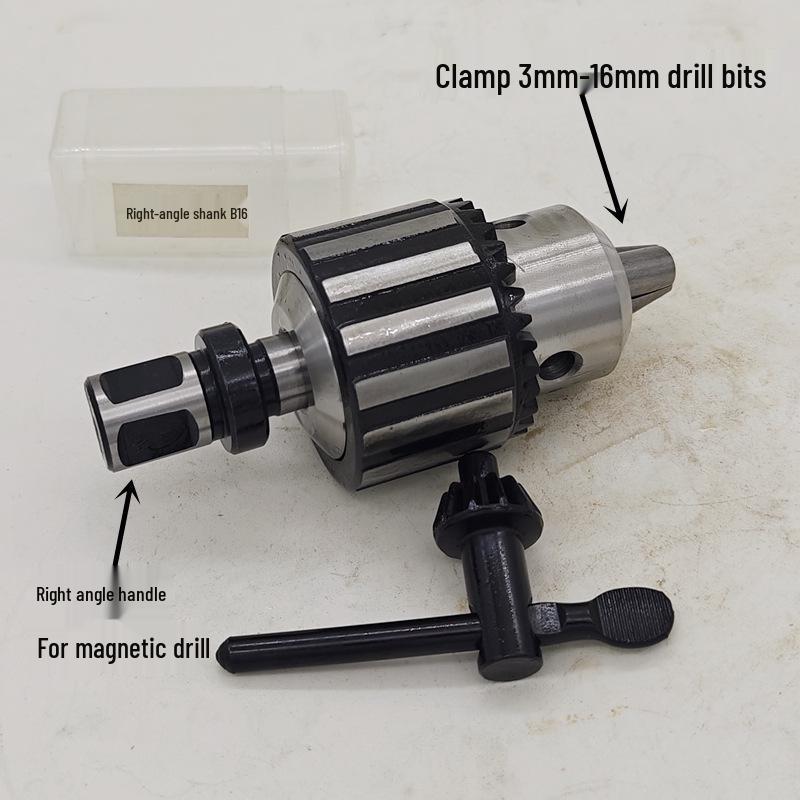 Morse Taper Shank Drill Chuck Set 1-13mm with Bench & Magnetic Drill Compatibility