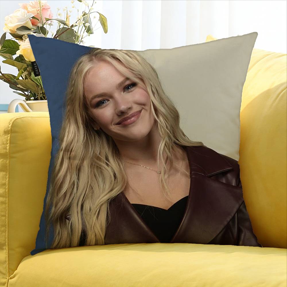 F-Freya S-Kye Singer Various Sizes Square Pillow Case For Car Home Bedchamber Decor