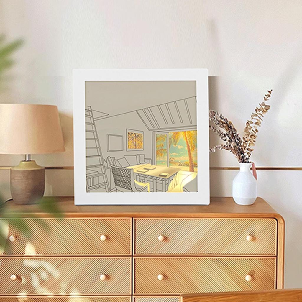 Illuminated Artwork Frame for Special Occasions