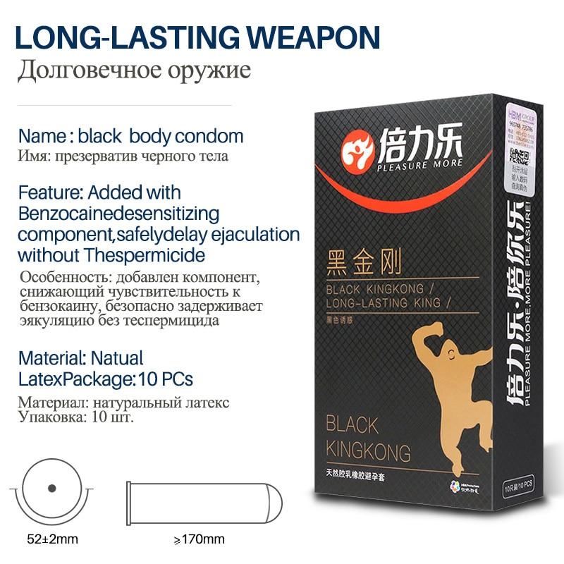 50pcs épaissir les préservatifs pour homme Double lubrification supplémentaire préservatif noir en caoutchouc naturel Latex manchon de pénis produit en gros jouets sexuels