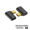 1PC USB 4.0PD 240W8K60Hz Charger Connector For Macbook 40Gbps High Speed USB C OTG U-Shape Straight Angle Male To Female Adapter