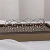 Handmade Rhinestone Tiara Wedding Headpieces Bride Hair Bands Classic Hair Net Crown  Women