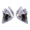Left + Right Seat Down Handle For Mercedes C-Class Coupe W204 08-15 Matte Silver