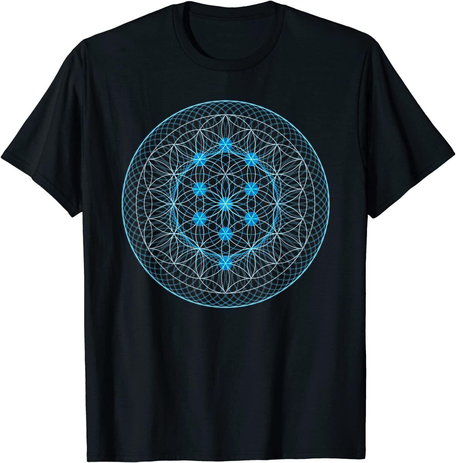 NEW LIMITED Sacred Geometry Flower With Tree Design Best Gift T-Shirt Size S-5XL S разноцветный