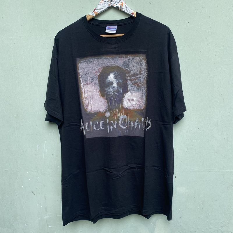 Alice In Chains Boy Shirt Gift For Fan Black Unisex Tshirt Reprint S5XL KH6664