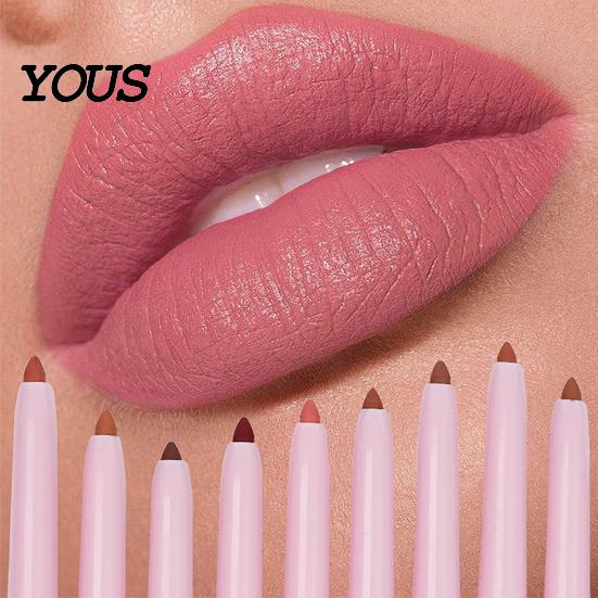 Daily Makeup Lip Liner Retractable for Women, Long Lasting Waterproof Pencil, Pencil Essential Tools Precise Shaping & Filling Precision