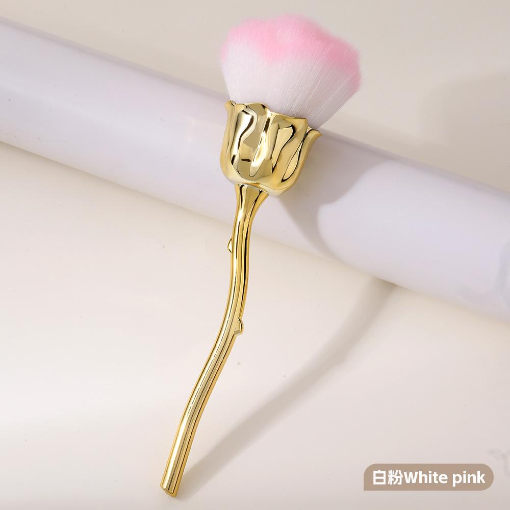Nail Art Rose Brush Nail Art Dust Brush Soft Bristle Brush Various Colors Optional Nail Art Tool Cleaning Brush