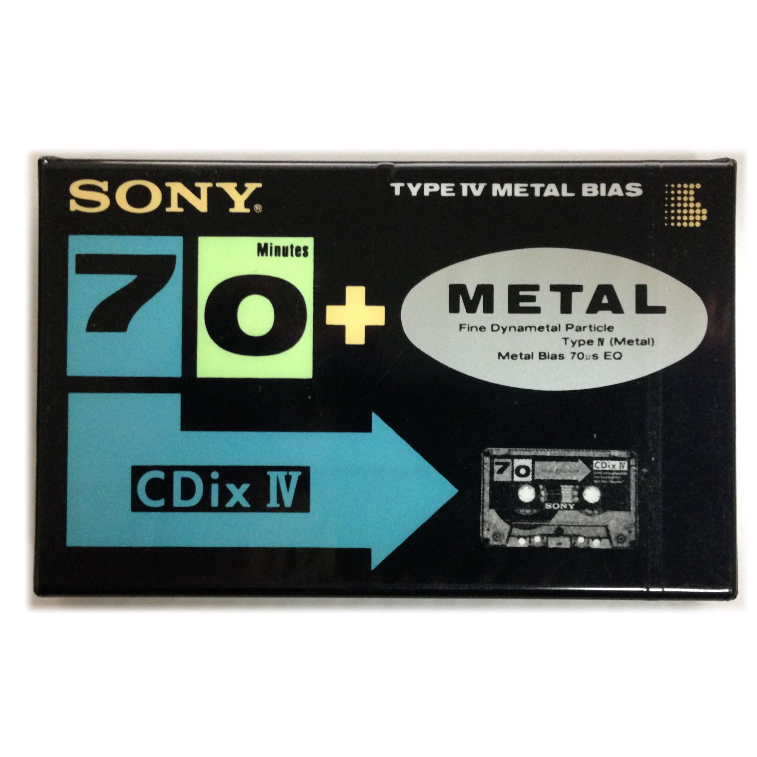 

SONY CDix IV Metal Position 70 minutes C-70CDX4