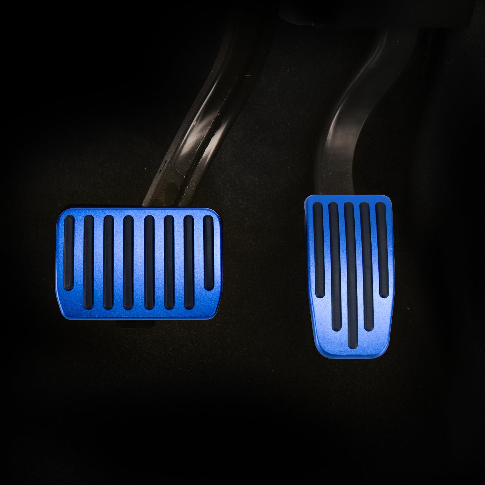 

Carwiner Foot Pedal Pad Set for Tesla Model 3 and Model Y, Performance Aluminum Pedal Cover Accessories (Blue)