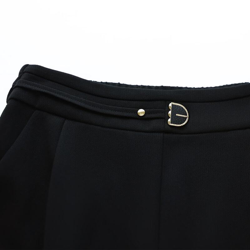Pasiter Women's Elastic Waist Slim-Fit Trousers
