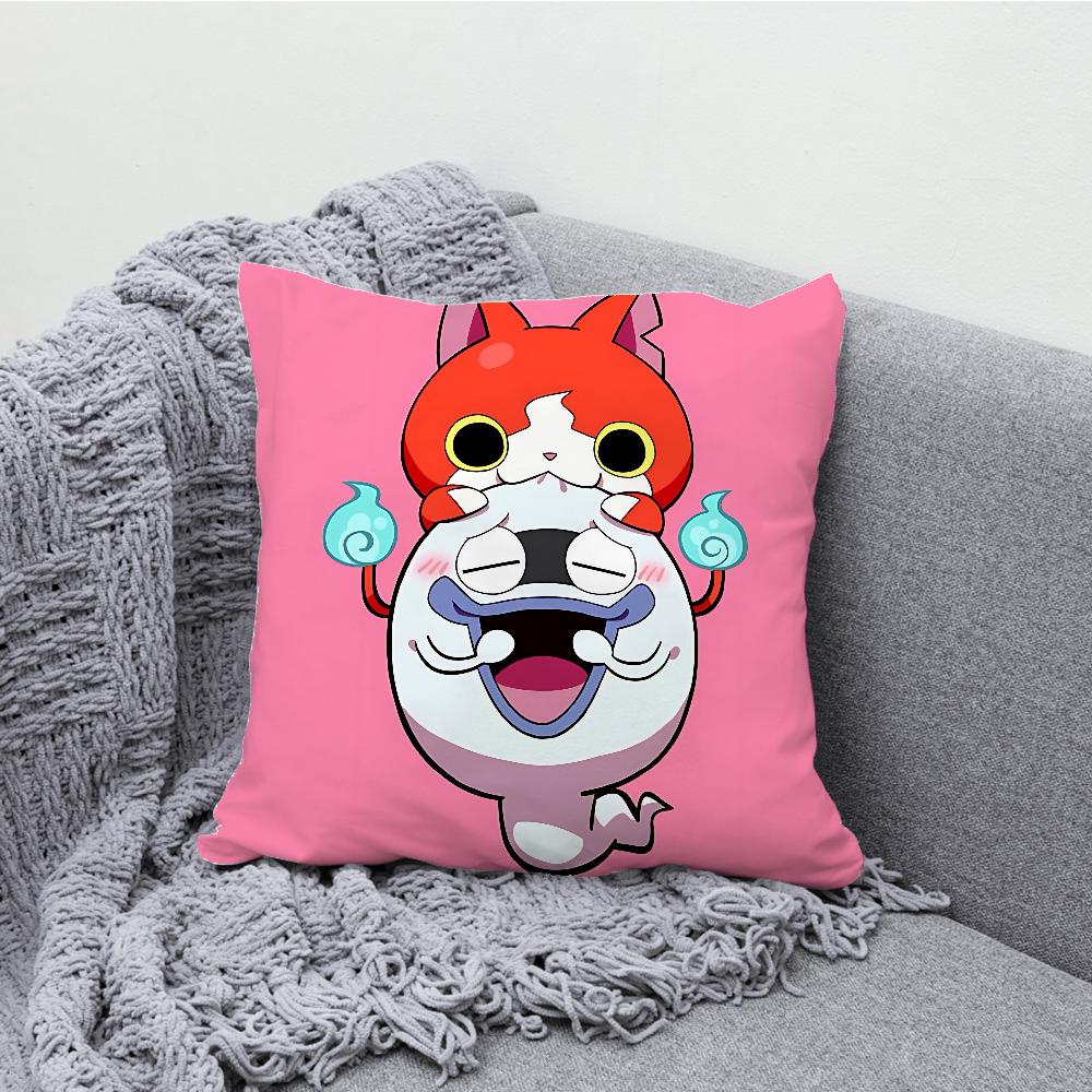 Y-Yokai W-Watch Pillow Case Soft Cushion Cases for Farmhouse Sofa Decor Home Decorations and Protector Pillow Case