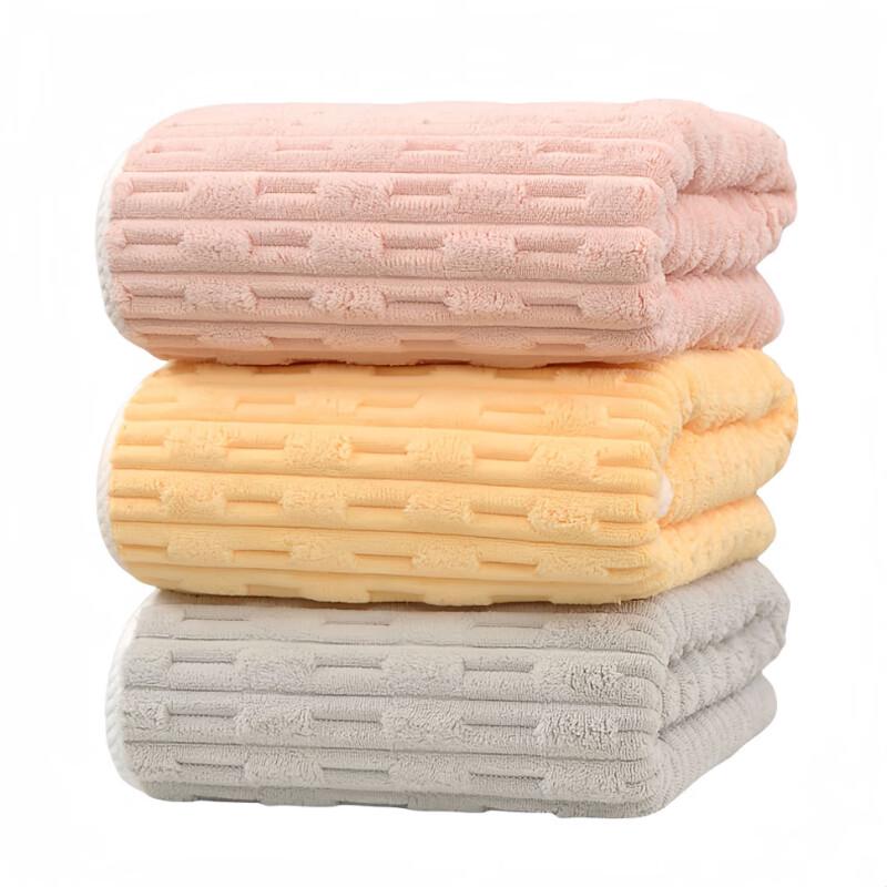 

Coral Fleece Absorbent Hair Towel Set