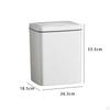 Automatic Garbage Can Electronic Rubbish Bin with Lid Space Saving Intelligent Induction Trash