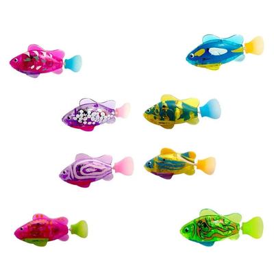 Baby Summer Shower Toy  Light Sensing Swimming Fish Swimming Simulation Electric Electronic Simulation Fish