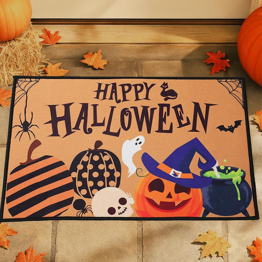 Halloween Doormat Durable And Easy To Clean Halloween Home Decor, Suitable For Bedrooms, Kitchens, Entrances, Etc.