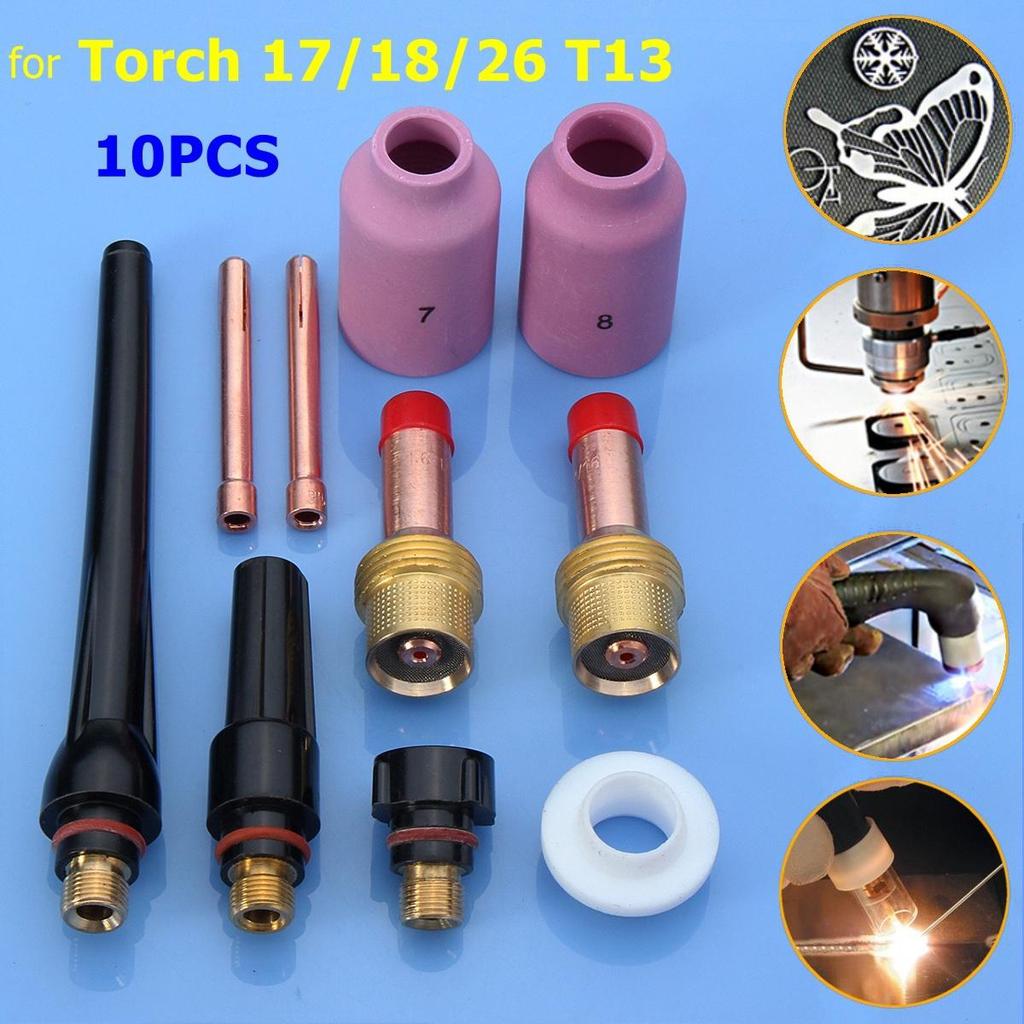 TIG Welding Gas Accessory Kit 1//16/" For Torch 17//18//26 T13 Miller Lincoln ESAB