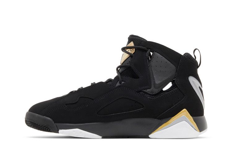 Jordan True Flight Black Metallic Gold