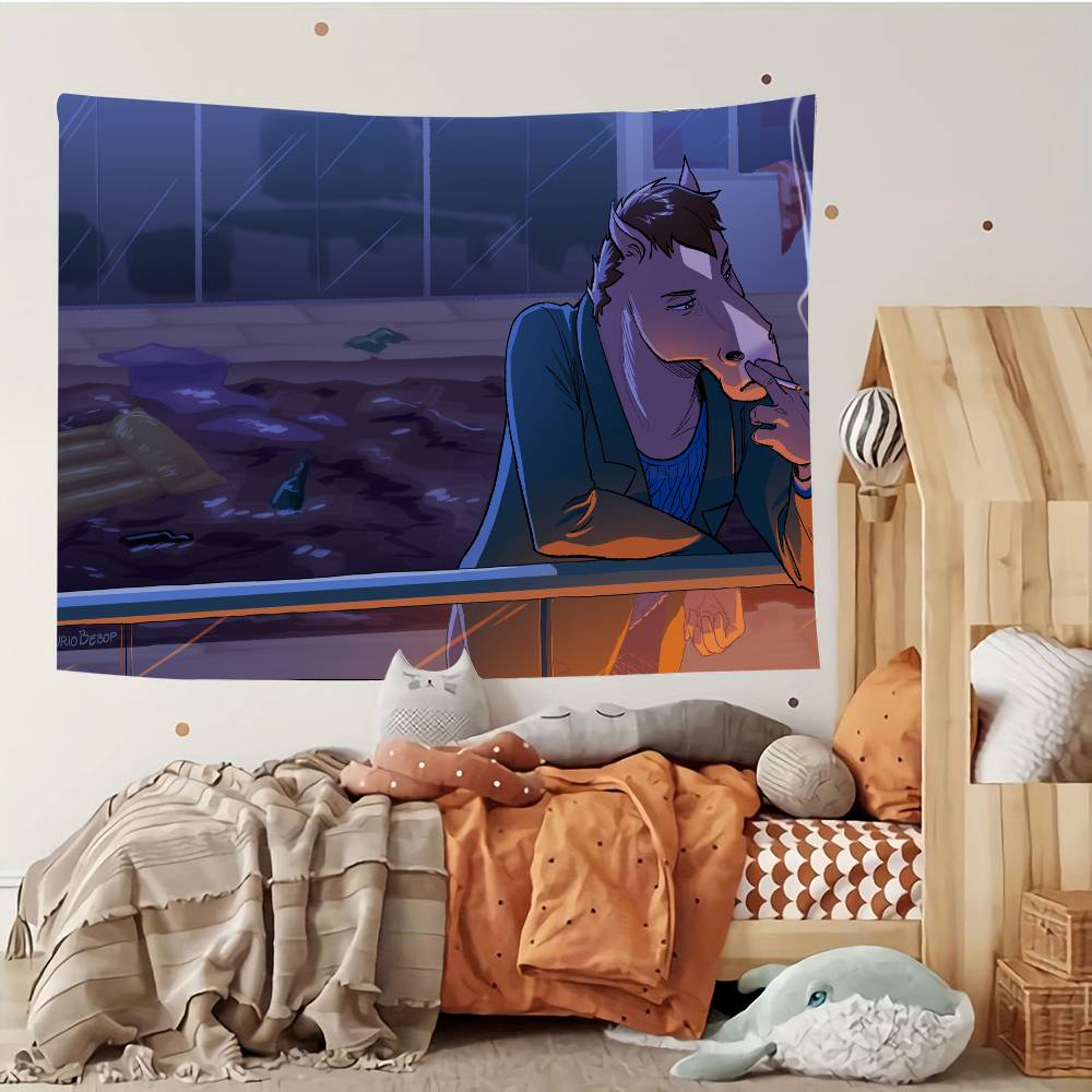 

BBojack HHorsemans Tapestry Customizable Tapestries Of Various Styleswall Hangings Celebrity Photo Printingwall Hangings 74x94cm(29x37in)