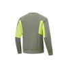Li Ning Fitness Series Sweatshirt Men's Mixed Color Snail Smoky Green AWDU063-3