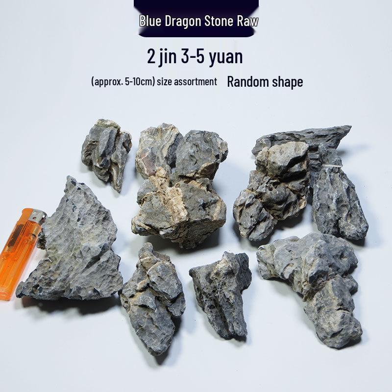 Azure Dragon Aquarium and Bonsai Landscaping Stone Set
