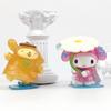 Sanrio Kuromi And My Melody Rainy Day Pvc Desk Figurines Set For Collection And Gift
