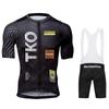 Men's Short Sleeve Cycling Jersey Set and Bib Shorts Pro Race Bicycle Clothing MTB Ropa Maillot Summer Cycling Clothes