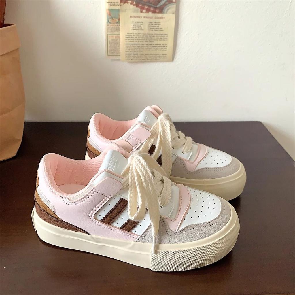 New little white shoes spring casual versatile shoes board shoes niche student fashion sports casual shoes women