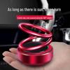 Solar-Powered Rotating Double Ring Aluminum Car Air Freshener and Interior Ornament