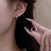 Elegant Zircon Geometric Ear Cuffs: European & American High-End Fashion Accessories for Women