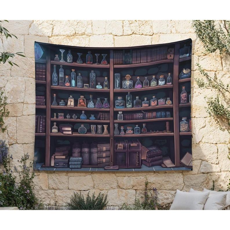 Small pharmacy tapestry 75x100 чёрный