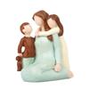 Hot-selling mother son daughter character statue warm family home decoration mother's day women's day gift